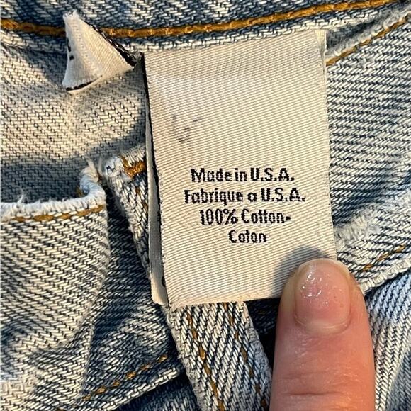 Vintage Calvin Klein 90s Light Wash Denim Jeans Women’s Size 10 - Picture 7 of 8